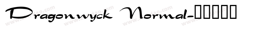 Dragonwyck Normal字体转换